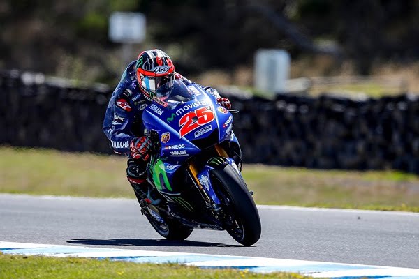 MotoGP tests Phillip Island J2, mi-journée : Vinales gagne plus d’une seconde