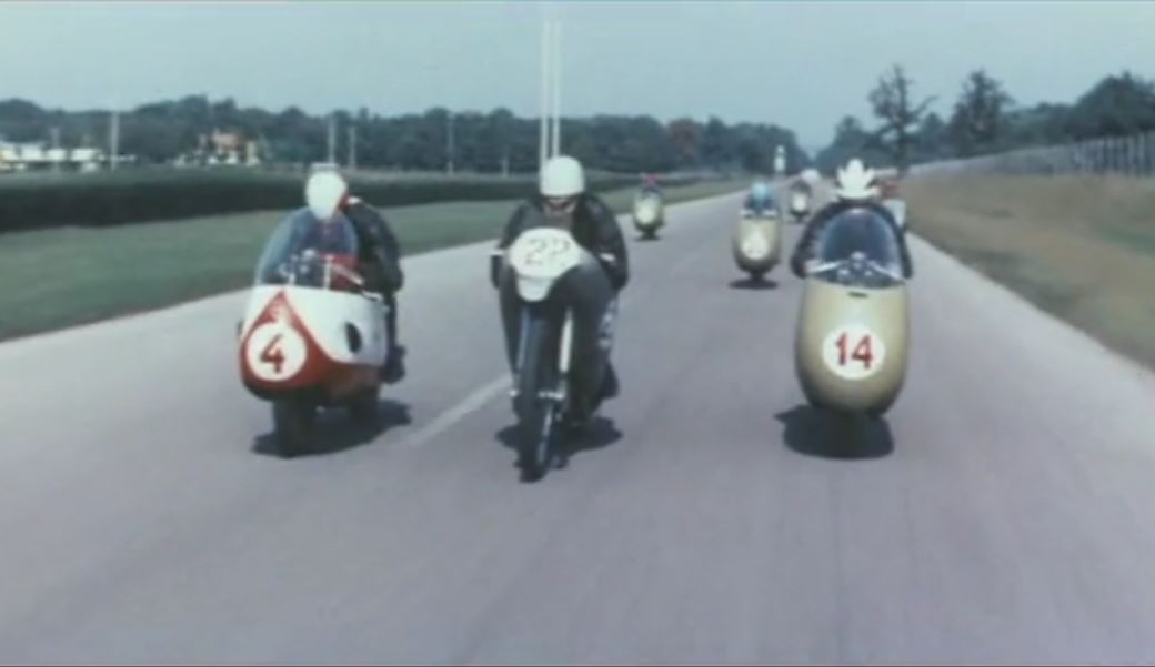 « Les fiancés de la mort » un film sur la course moto de 1957