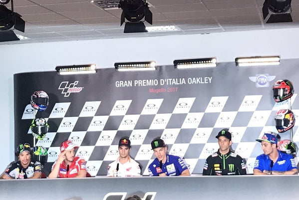 #ItalianGP J.0 : La conférence de presse (Vinales, Zarco, Dovizioso, Pedrosa, Iannone, Morbidelli)