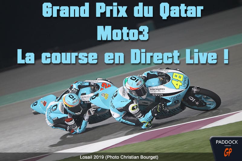 Grand Prix du Qatar Moto3,  La course en direct :  Toba, premier japonais à gagner dans la catégorie !