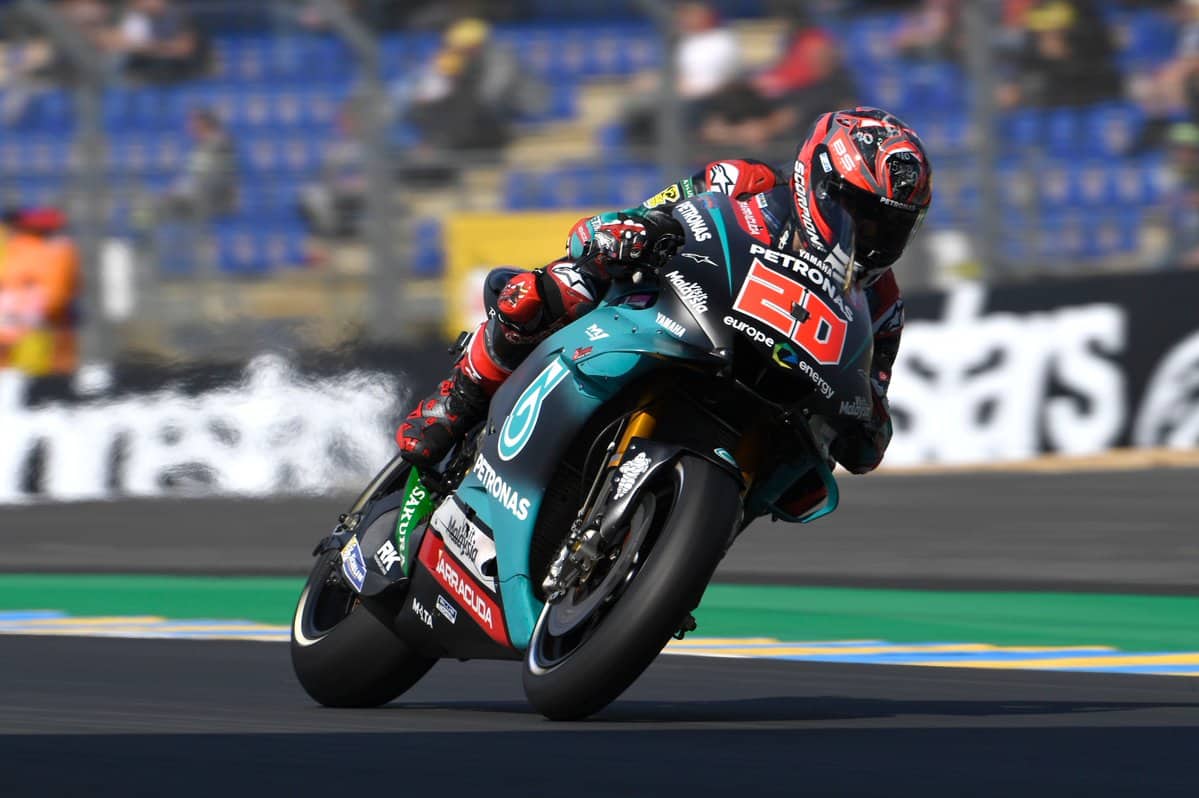 Grand Prix de France, MotoGP, Le Mans, J1: Fabio Quartararo n’est pas inquiet pour les qualifications  mais redoute la pluie