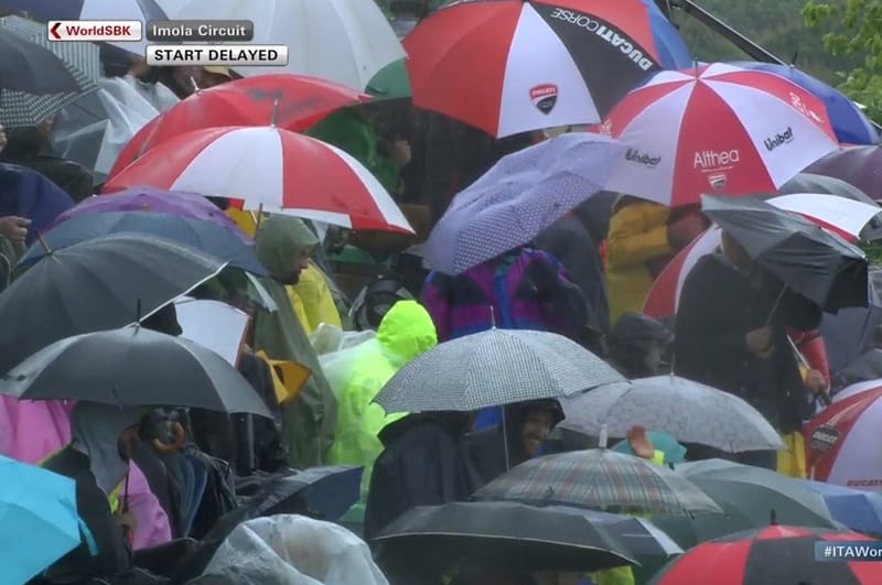 WSBK et SSP300, Imola, J3 : Les deux courses annulées en raison de la pluie