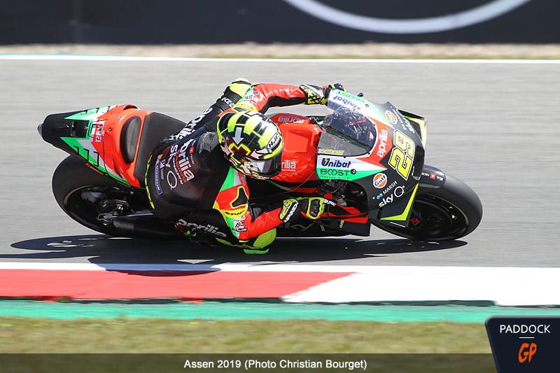 MotoGP Andrea Iannone prévient Aprilia : « si on continue comme ça, on est là pour rien »