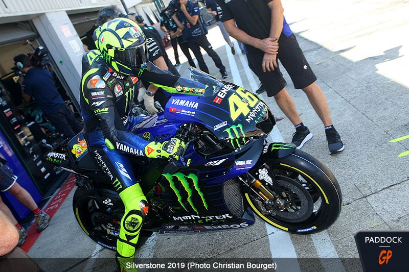 MotoGP Grande-Bretagne Silverstone J3 Valentino Rossi : « Bientôt un bras en carbone »