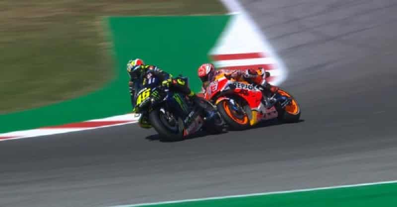 MotoGP Saint Marin Misano J2 : la vidéo de l’incident entre Rossi et Marquez qui sont convoqués à la direction de course