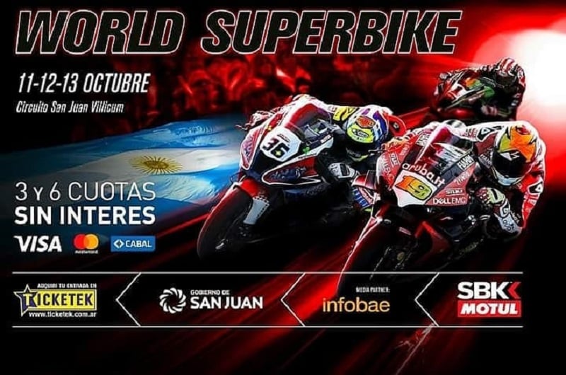 WSBK : Les horaires du prochain weekend en Argentine