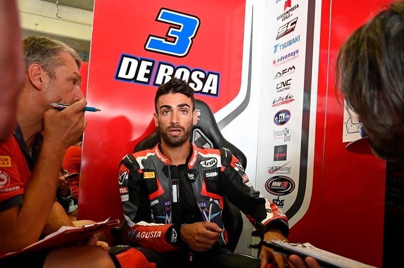 WSBK : De Rosa et Fuligni avec Krummenacher chez MV Agusta en Supersport