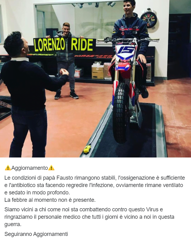 Fausto Gresini va mieux. 