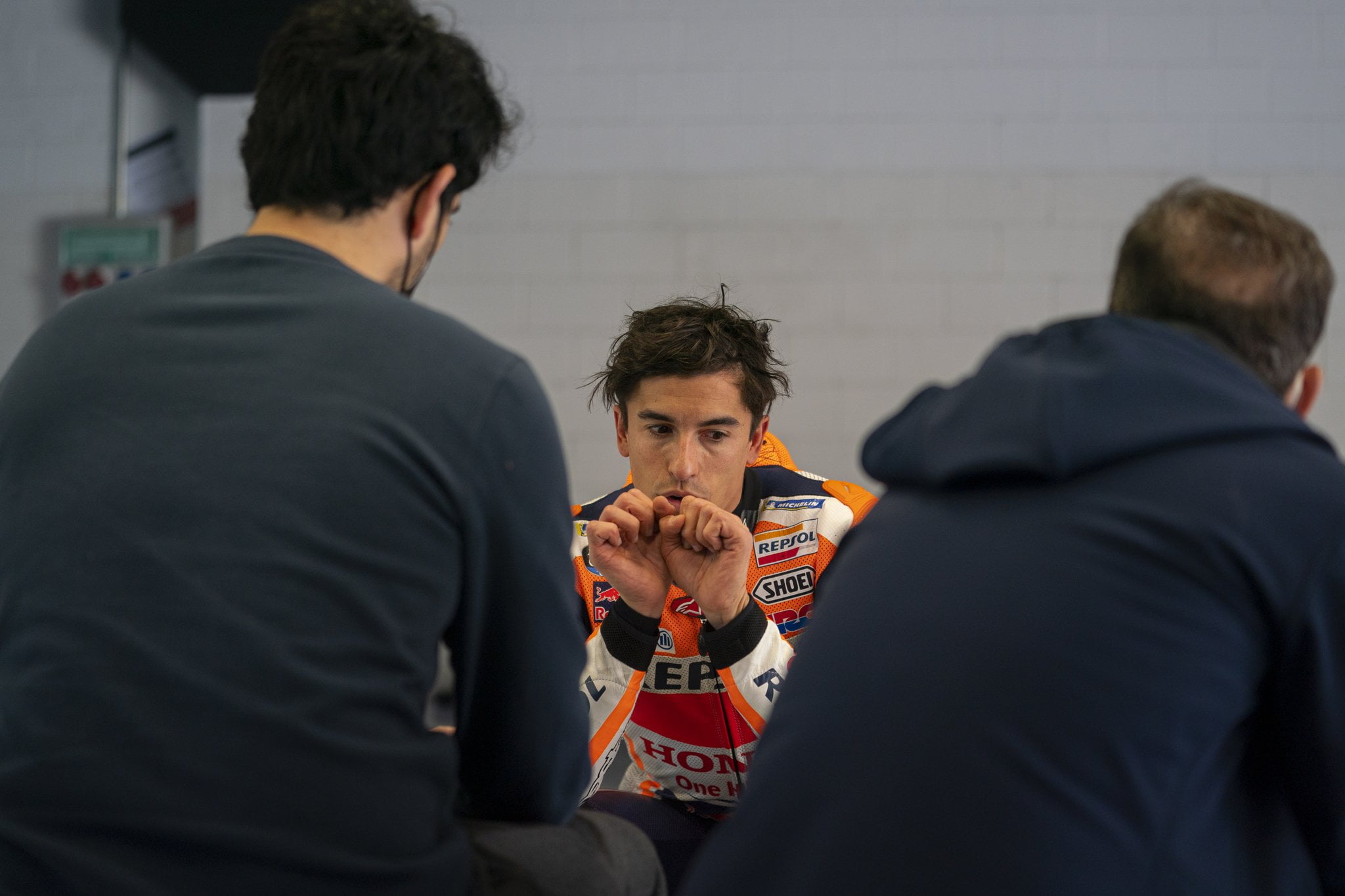 Marc Marquez retrouve sa position favorite.