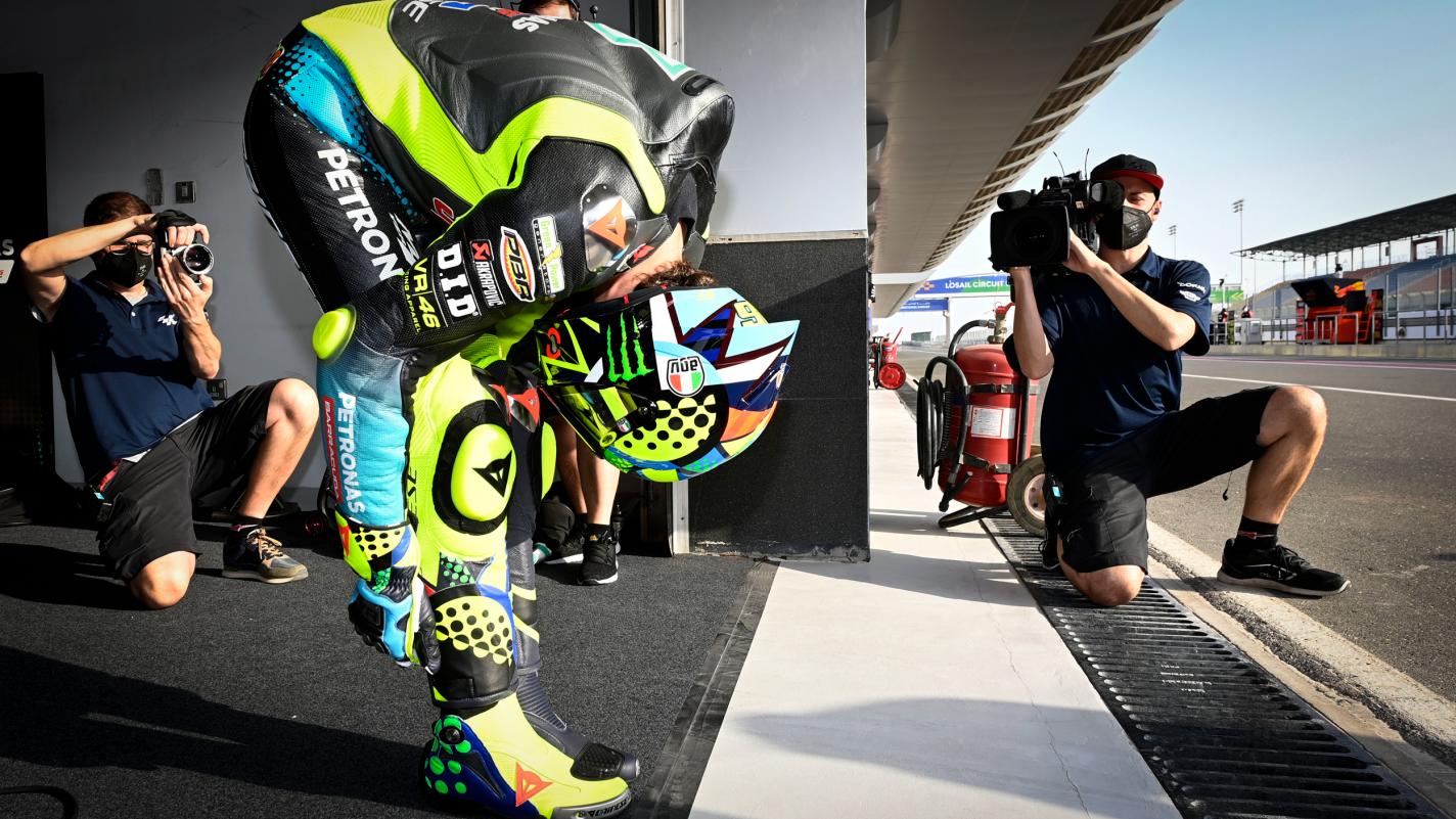 Valentino Rossi se confie.