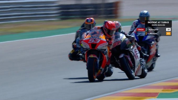 MotoGP Aragon J3 Marc Marquez (Honda/AB) : « je tiens à m’excuser auprès de Taka Nakagami et de Fabio Quartararo »