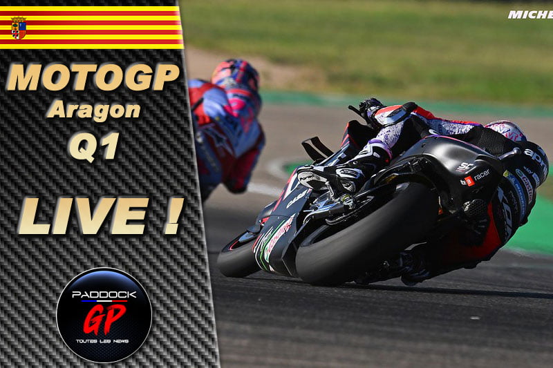 MotoGP Aragon Q1 LIVE : Aleix Espargaró passe mais reste sous enquête, Johann Zarco suit