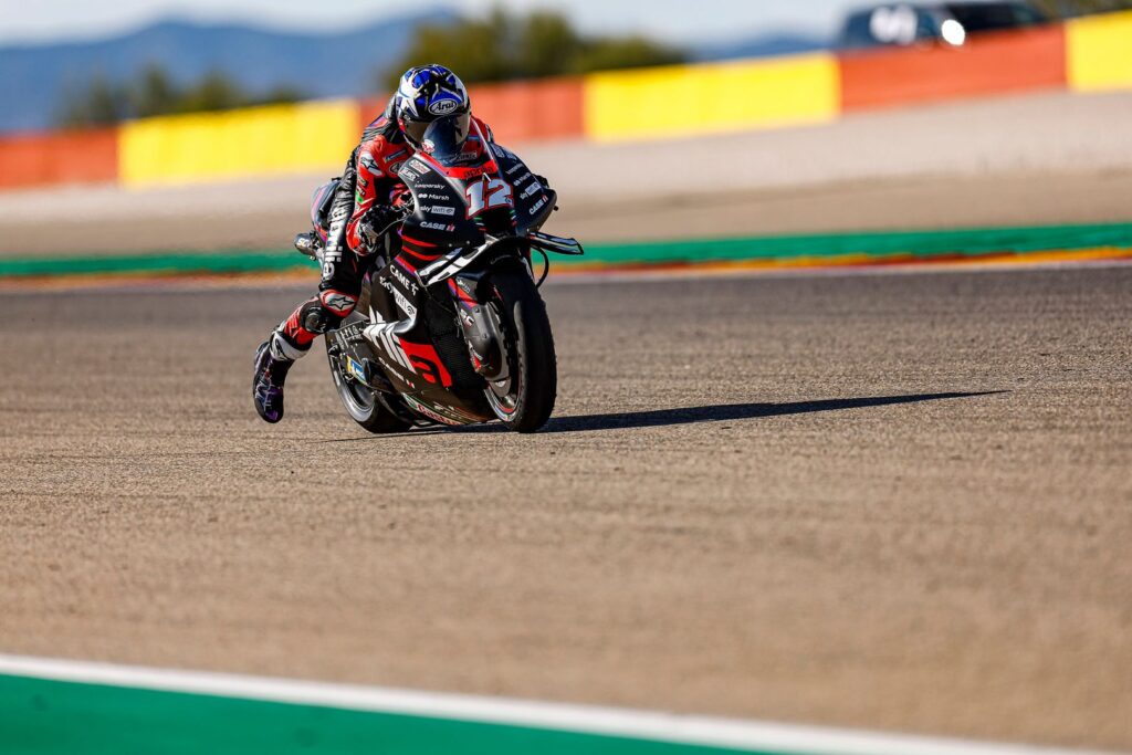 MotoGP Aragon J3, déçu Maverick Viñales (Aprilia/13) s’applique la consigne : « dans les prochaines courses être rapide, ce sera aussi pouvoir aider mon coéquipier »