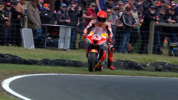 MotoGP Australie J2 Marc Marquez (Honda/2) : « le sillage de Pecco Bagnaia a été fondamental, sans lui je ne serais pas là »