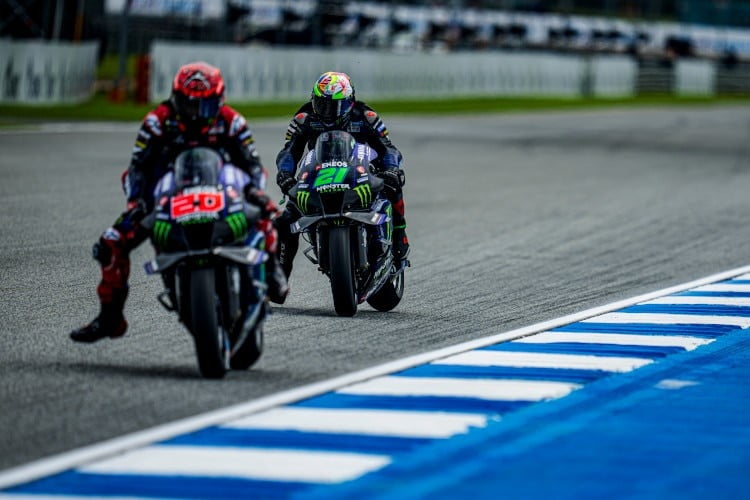 MotoGP Thaïlande J2, Franco Morbidelli (Yamaha/13) compatit : « pour Quartararo c’est une situation difficile »