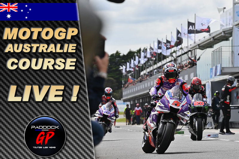 MotoGP Australie Course LIVE : Alex Rins comble Suzuki, Marquez et Bagnaia suivent, abandon de Quartararo