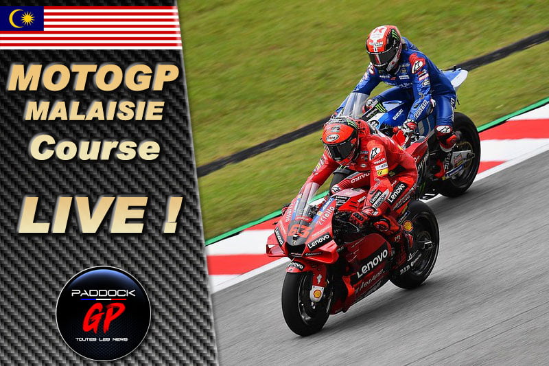 MotoGP Malaisie Course LIVE : Bagnaia gagne et Quartararo troisième reste en vie jusqu’à Valence !