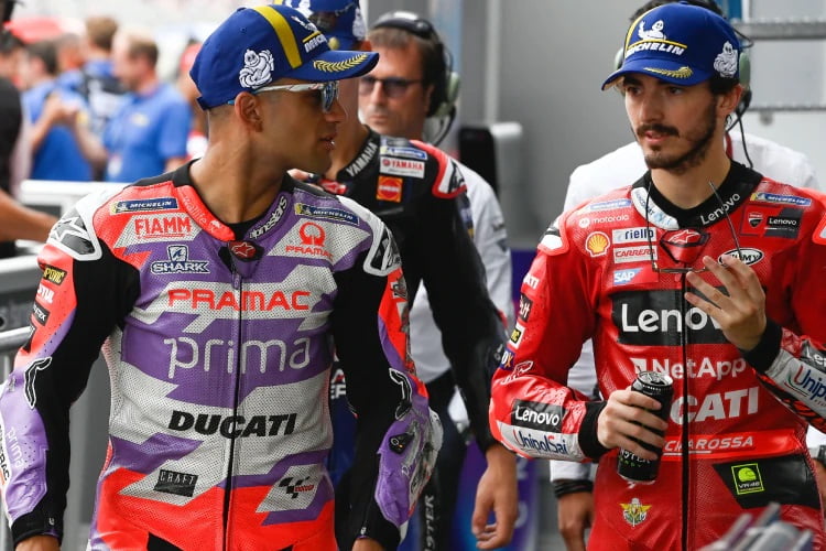 MotoGP, Jorge Martin le reconnait tout de même : « Pecco Bagnaia a été la référence pour tous les pilotes Ducati au cours des deux dernières années »