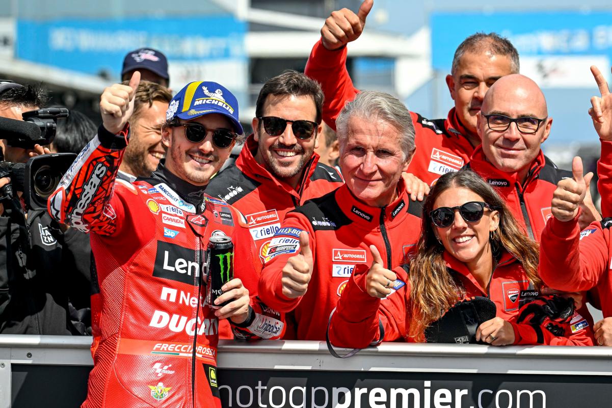 MotoGP, Paolo Ciabatti a un message : « avec tout le respect du monde pour Fabio Quartararo et Marc Marquez, nous avons déjà les champions du futur chez Ducati »