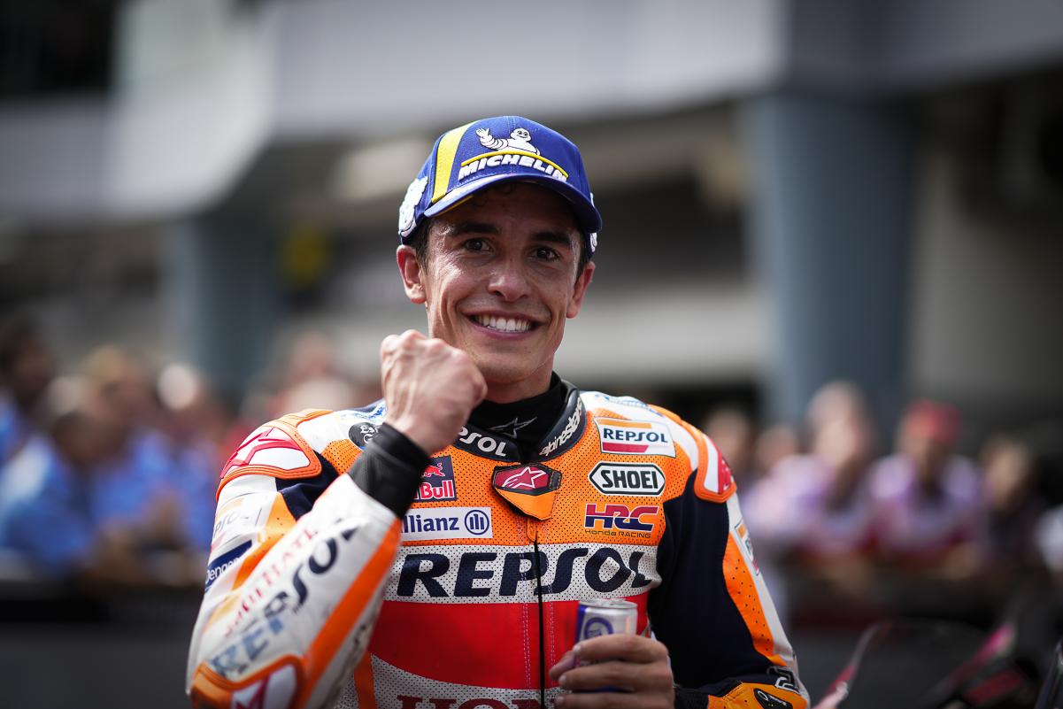 MotoGP : « Marc Marquez n’a jamais jeté l’éponge et je pense qu’il ne le fera jamais », mais qui a dit ça ?